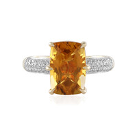 Anillo en oro con Citrino de Madeira (SUHANA)