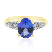 Anillo en oro con Tanzanita AAA (de Melo)