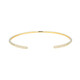 Brazalete en plata con Zircón (Adela Silber)