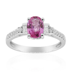 Anillo en oro con Zafiro rosado (CIRARI)