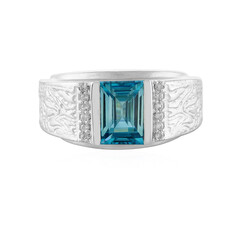 Anillo en plata con Zircón de Ratanak Kirí