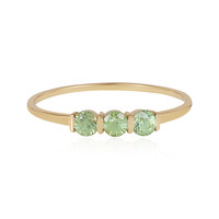 Anillo en oro con Demantoide