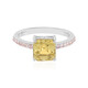 Anillo en plata con Zircón amarillo (Adela Silber)