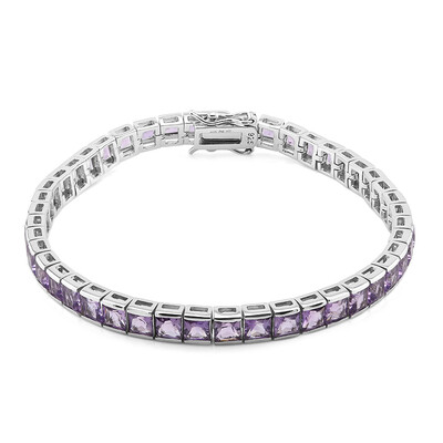 Brazalete en plata con Amatista