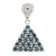 Colgante en plata con Diamante fantasía