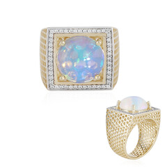 Anillo en oro con Ópalo de Welo (Ornaments by de Melo)