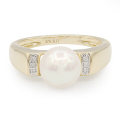 Anillo en oro con Perla de Akoya (TPC)