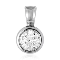 Colgante en plata con Topacio blanco