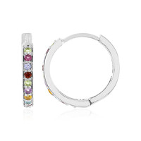 Pendientes en plata con Tsavorita