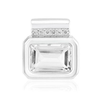 Colgante en plata con Topacio blanco (MONOSONO COLLECTION)