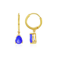 Pendientes en plata con Calcedonia azul