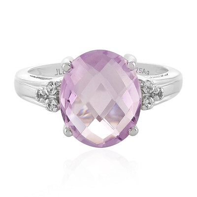 Anillo en plata con Amatista Rosa de Francia