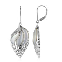 Pendientes en plata con Nácar (Art of Nature)