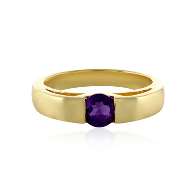 Anillo en plata con Amatista de Uruguay