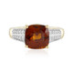 Anillo en oro con Granate Hesonita (SUHANA)