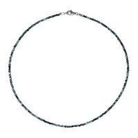 Collar en plata con Turmalina azul