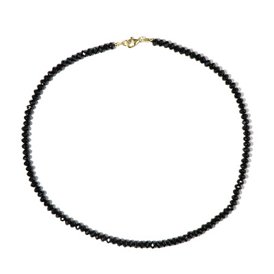 Collar en plata con Espinela negra