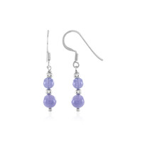 Pendientes en plata con Tanzanita