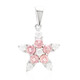Colgante en plata con Zafiro Padparadscha