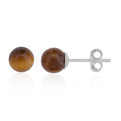 Pendientes en plata con Ojo de tigre