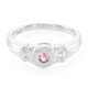 Anillo en plata con Zafiro Padparadscha