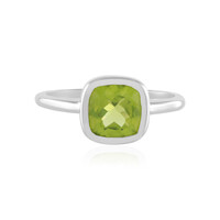 Anillo en plata con Peridoto
