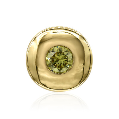 Colgante en oro con Diamante amarillo VS1 (Annette)