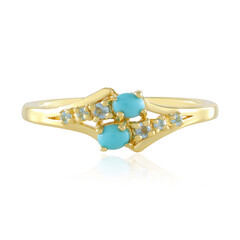 Anillo en plata con Turquesa bella durmiente