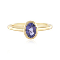 Anillo en plata con Tanzanita (Adela Silber)