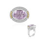 Anillo en plata con Amatista Rosa de Francia (Dallas Prince Designs)