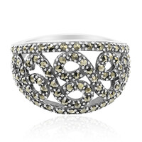 Anillo en plata con Marcasita