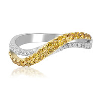 Anillo en oro con Diamante naranja SI2 (CIRARI)