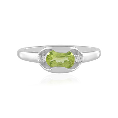 Anillo en plata con Peridoto