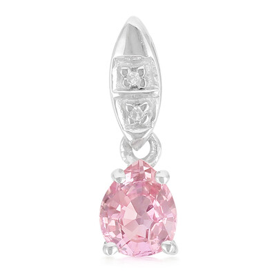 Colgante en plata con Zafiro Padparadscha