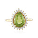 Anillo en plata con Peridoto