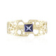 Anillo en oro con Tanzanita AAA (Ornaments by de Melo)