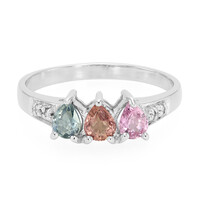 Anillo en plata con Zafiro