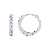 Pendientes en plata con Tanzanita