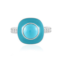 Anillo en plata con Turquesa bella durmiente