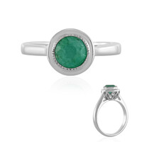 Anillo en plata con Esmeralda de Colombia