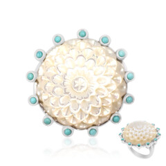 Anillo en plata con Nácar (Anne Bever)