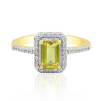 Anillo en oro con Zafiro amarillo de Ban Ka Cha