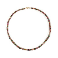 Collar en oro con Turmalina de Brasil
