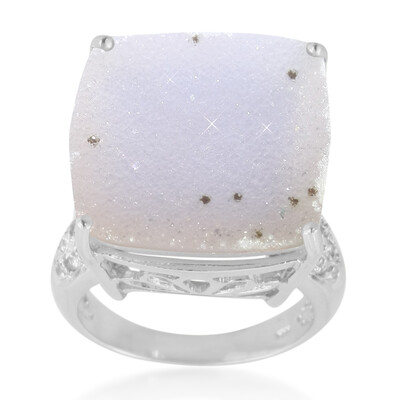 Anillo en plata con Ágata brillante