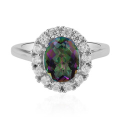 Anillo en plata con Cuarzo místico