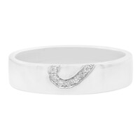 Anillo en plata con I1 (I) Diamante