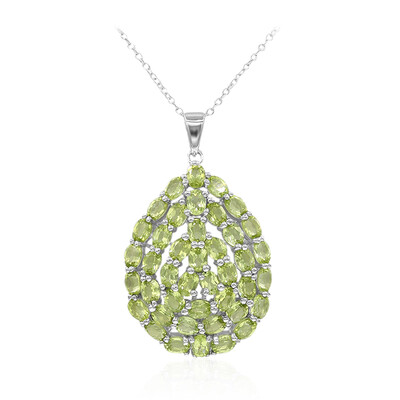 Collar en plata con Peridoto de Birmania