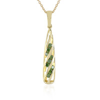 Collar en oro con Diamante verde I2 (Ornaments by de Melo)