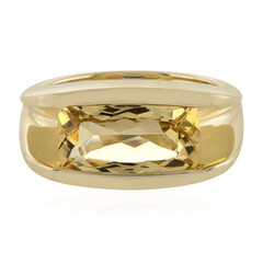 Anillo en oro con Berilo dorado (de Melo)