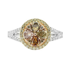 Anillo en oro con Diamante fancy SI2 (CIRARI)